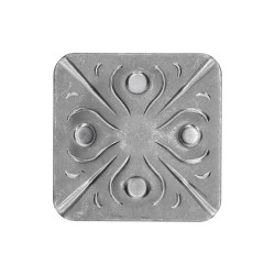 Pätka 3D, 76x76x2mm, výška 7mm, výlisok Pätka 3D, 76x76x2mm, výška 7mm, výlisok